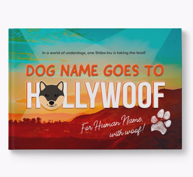 Personalised Book: Japanese Shiba Goes to Hollywoof